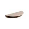 Moebe Half Moon shelf, small, warm grey