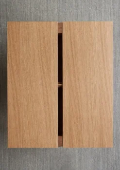 Moebe Rectangular coffee table, 60 cm, oak