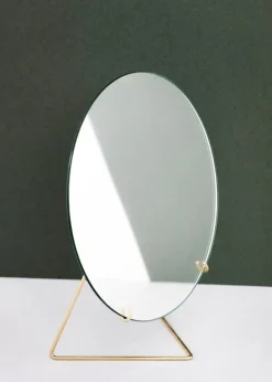 Moebe Standing mirror 30 cm, brass