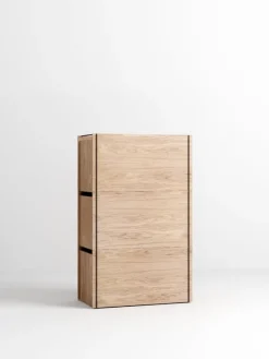 Moebe Storage Box, oak - black