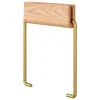 Moebe Toilet roll holder, oak - brass