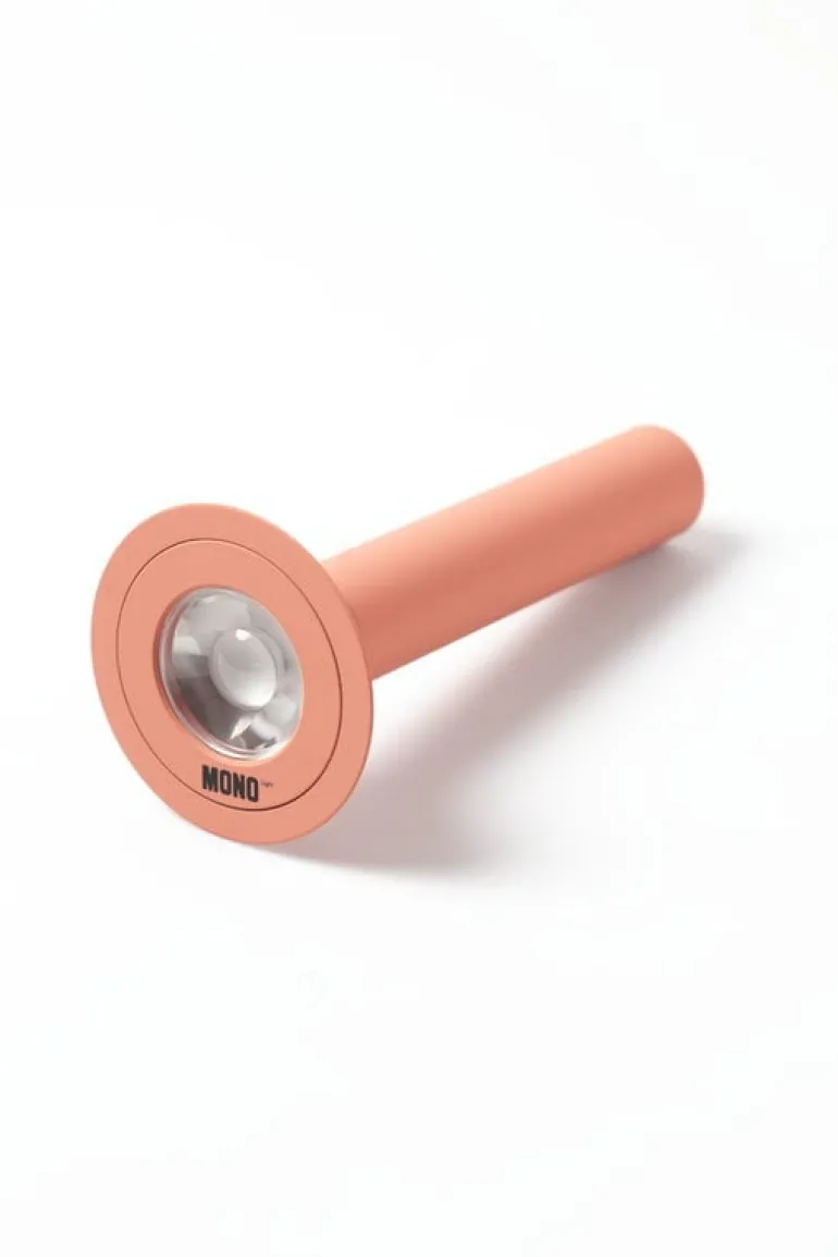 Mono Light Dawn Patrol flashlight, beige red