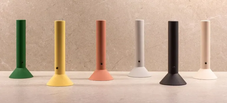 Mono Light Dawn Patrol flashlight, beige red