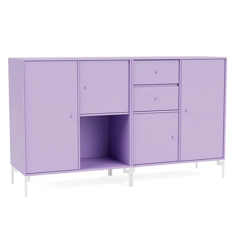 Montana Furniture Couple sideboard, Snow legs - 164 Iris