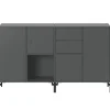 Montana Furniture Couple sideboard, black legs - 04 Antracite