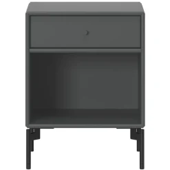Montana Furniture Dream nightstand, black legs - 04 Antracite