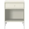 Montana Furniture Dream nightstand, Snow legs - 150 Vanilla