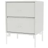 Montana Furniture Drift nightstand, Snow legs - 09 Nordic