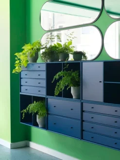 Montana Furniture Figure wall mirror, 04 Antracite