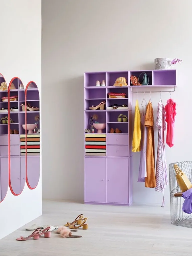 Montana Furniture Figure wall mirror, 04 Antracite