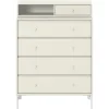 Montana Furniture Keep chest of drawers, Snow legs - 150 Vanilla