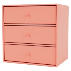 Montana Furniture Montana Mini module with 3 drawers, 151 Rhubarb