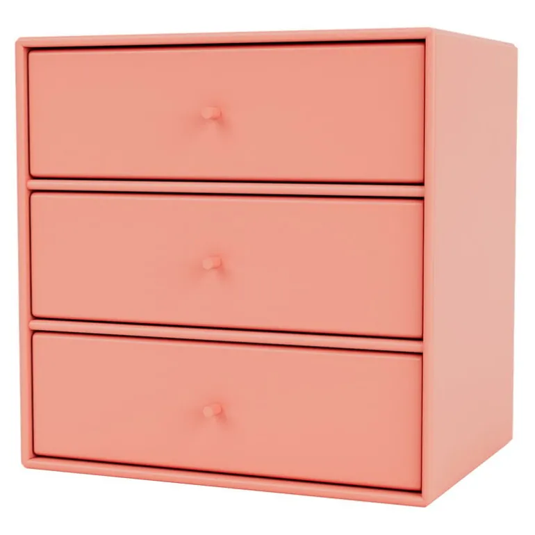 Montana Furniture Montana Mini module with 3 drawers, 151 Rhubarb
