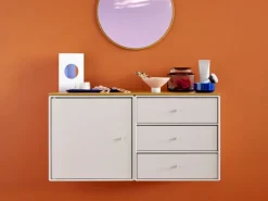 Montana Furniture Montana Mini module with 3 drawers, 151 Rhubarb