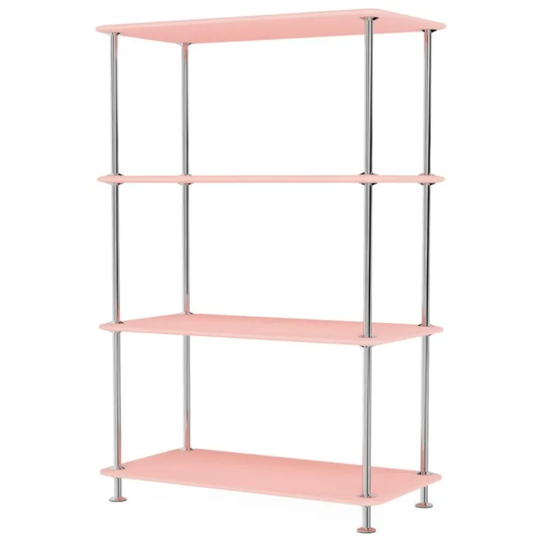 Montana Furniture Montana Free 300000 shelf, 167 ruby - chrome