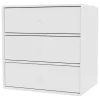 Montana Furniture Montana Mini module with 3 drawers, 101 New White