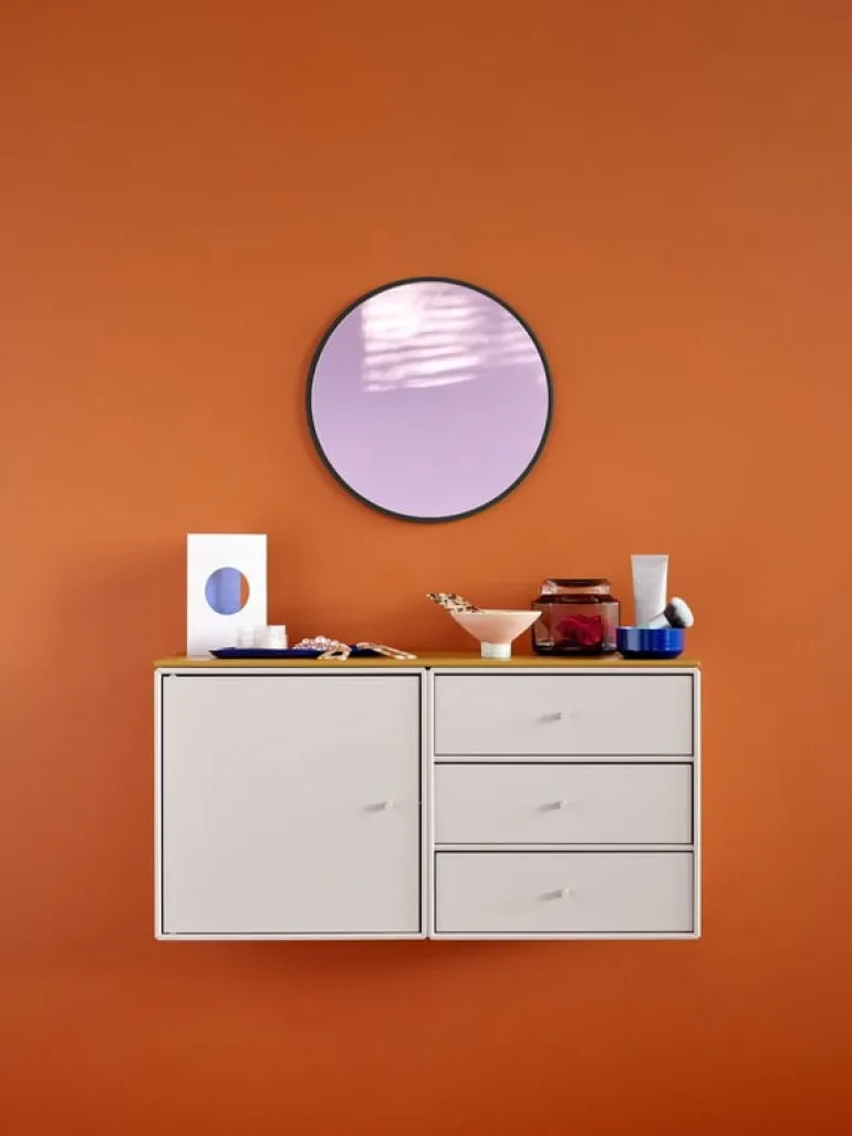 Montana Furniture Montana Mini mirror, round, 04 Anthracite