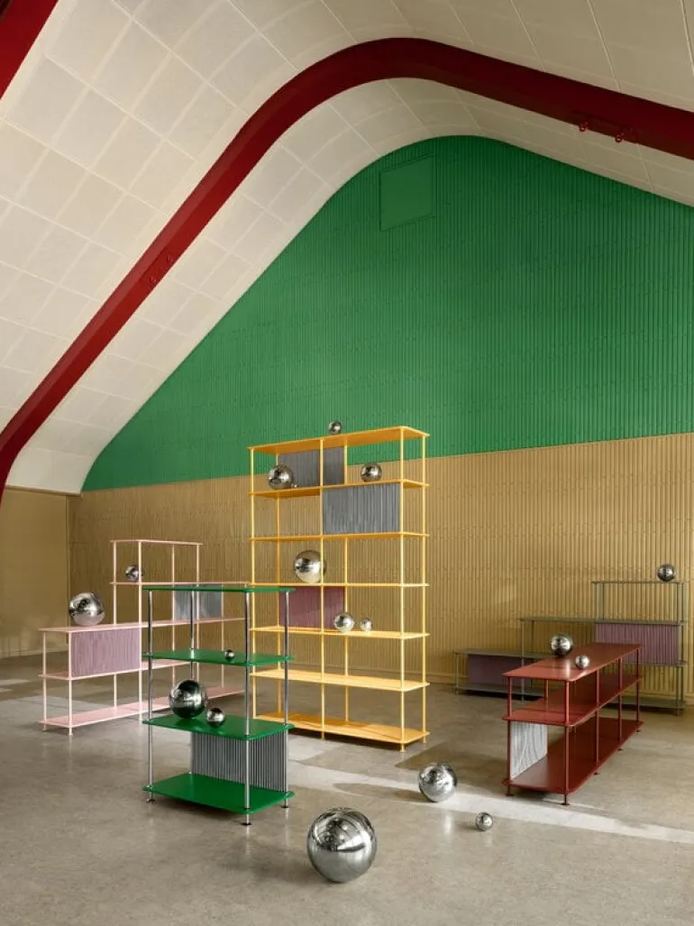 Montana Furniture Montana Free 300000 shelf, 232 parsley - chrome