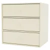 Montana Furniture Montana Mini module with 3 drawers, 150 Vanilla