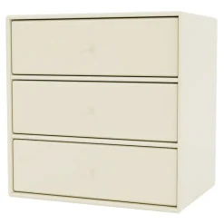 Montana Furniture Montana Mini module with 3 drawers, 150 Vanilla