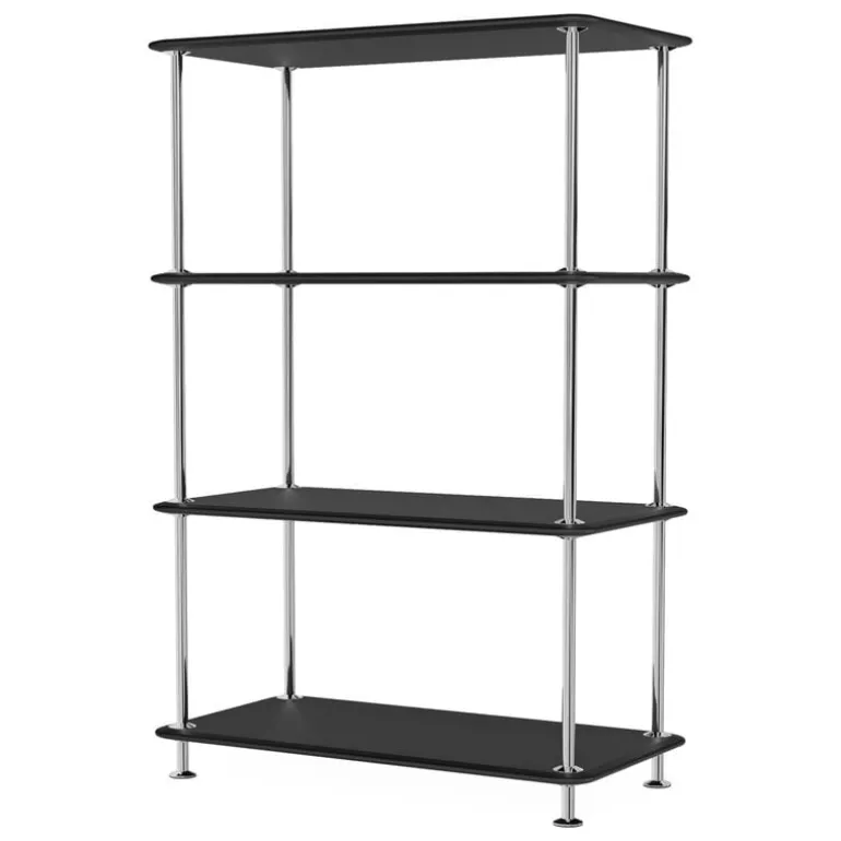 Montana Furniture Montana Free 300000 shelf, 207 black - chrome