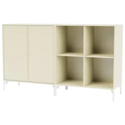 Montana Furniture Pair sideboard, Snow legs - 150 Vanilla