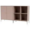 Montana Furniture Pair sideboard, matt chrome legs - 137 Mushroom