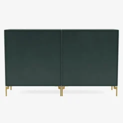 Montana Furniture Pair sideboard, brass legs - 163 Black jade