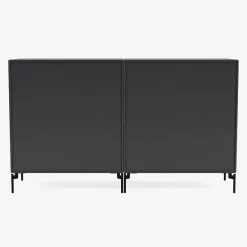 Montana Furniture Pair sideboard, black legs - 04 Anthracite