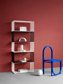 Montana Furniture Panton Wire Double inlay shelf, depth 34,8 cm, 101 New White