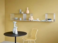 Montana Furniture Panton Wire Single inlay shelf, depth 34,8 cm, 131 White Oak