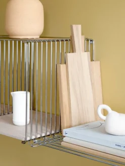 Montana Furniture Panton Wire Single module, depth 34,8 cm, 43 Chrome