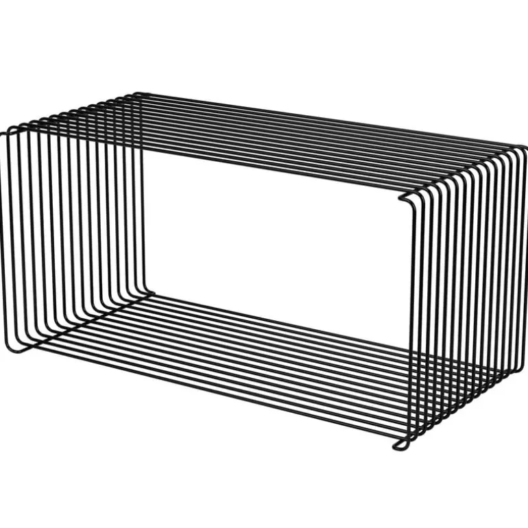 Montana Furniture Panton Wire Extended module, depth 34,8 cm, 05 Black