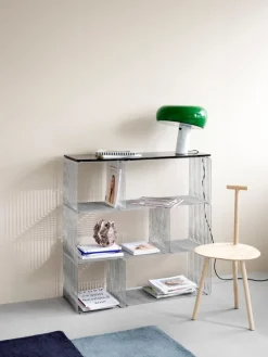 Montana Furniture Panton Wire Extended module, depth 18,8 cm, 43 Chrome