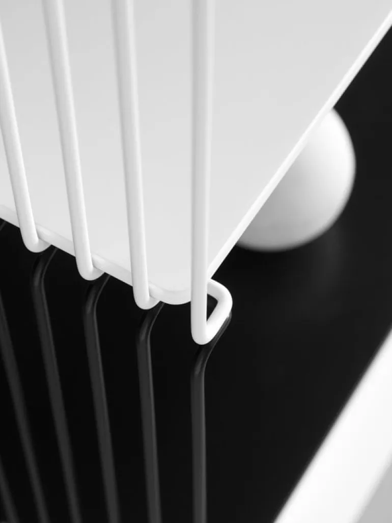 Montana Furniture Panton Wire Double inlay shelf, depth 18,8 cm, 05 Black