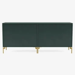 Montana Furniture Save low sideboard, brass legs - 163 Black jade
