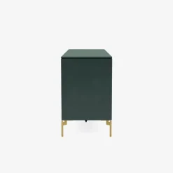 Montana Furniture Save low sideboard, brass legs - 163 Black jade