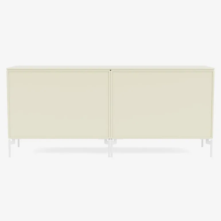 Montana Furniture Save low sideboard, Snow legs - 150 Vanilla