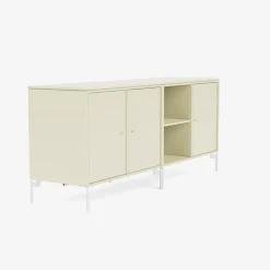 Montana Furniture Save low sideboard, Snow legs - 150 Vanilla