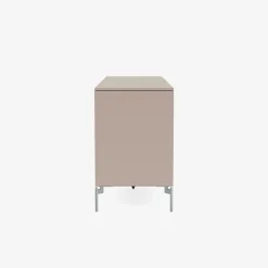 Montana Furniture Save low sideboard, matt chrome legs - 137 Mushroom