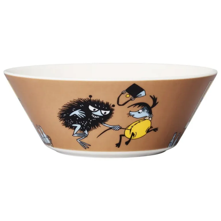 Moomin Arabia Moomin bowl, Stinky in action
