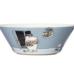 Moomin Arabia Moomin bowl, Moominpappa, grey