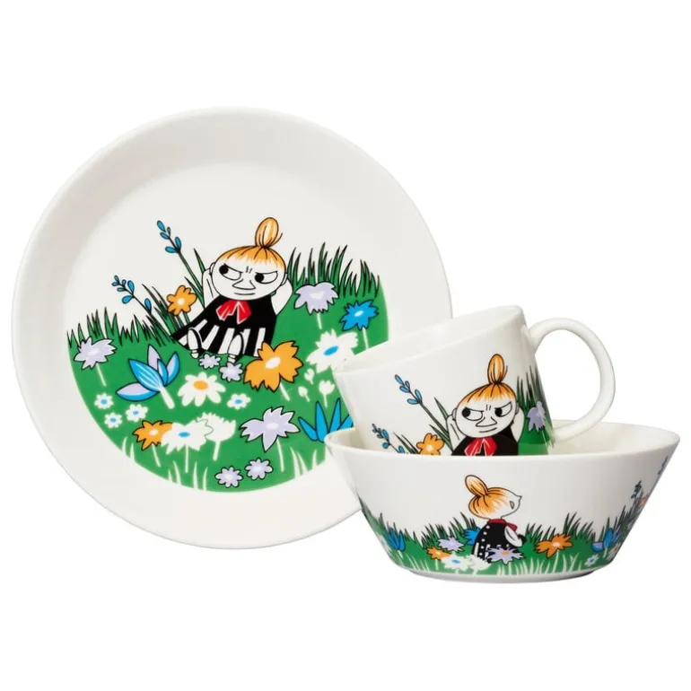 Moomin Arabia Moomin bowl, Little My and meadow