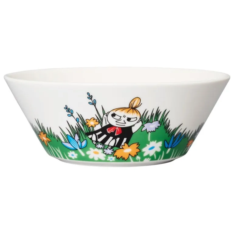 Moomin Arabia Moomin bowl, Little My and meadow
