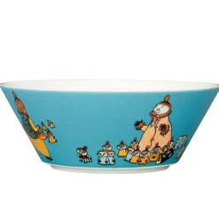 Moomin Arabia Moomin bowl, Mymble's mother, turquoise
