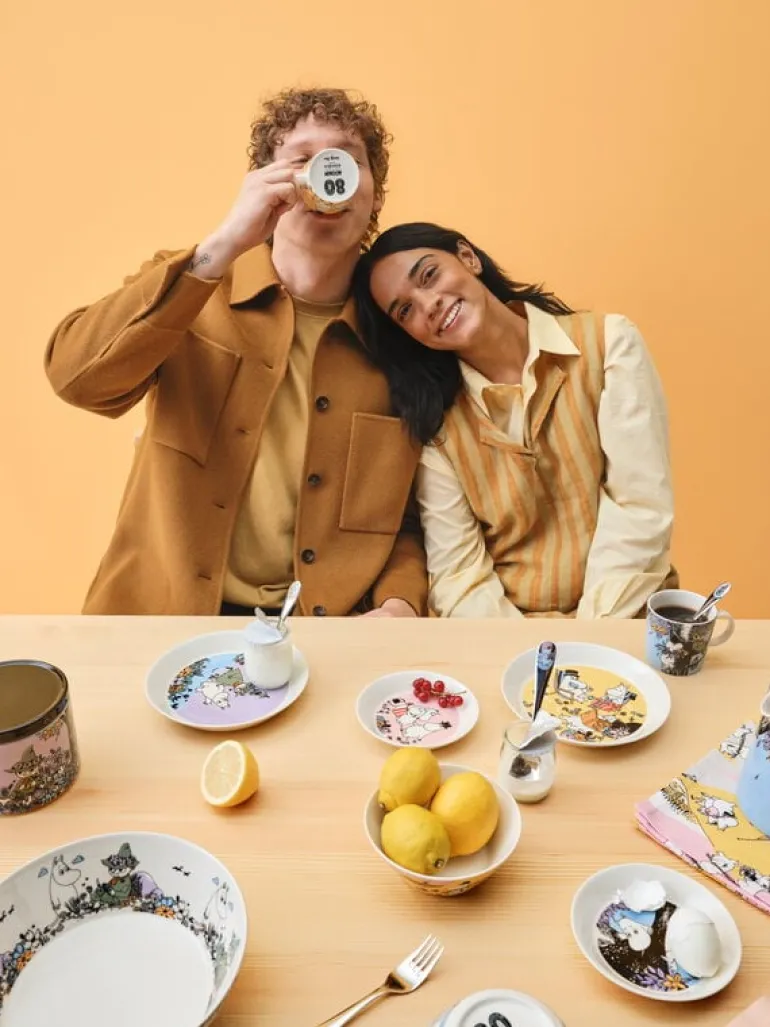 Moomin Arabia Moomin cookie jar, 0,7 L, Friends forever