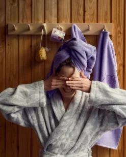 Moomin Arabia Moomin hand towel, 50 x 70 cm, Snorkmaiden, purple