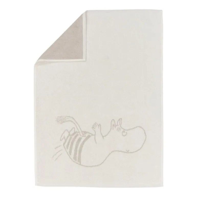 Moomin Arabia Moomin hand towel, 50 x 70 cm, Mooomintroll, white