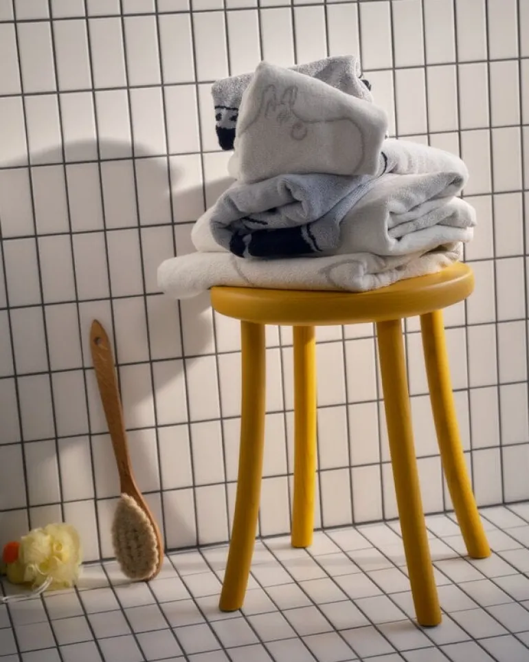 Moomin Arabia Moomin hand towel, 50 x 70 cm, Mooomintroll, white