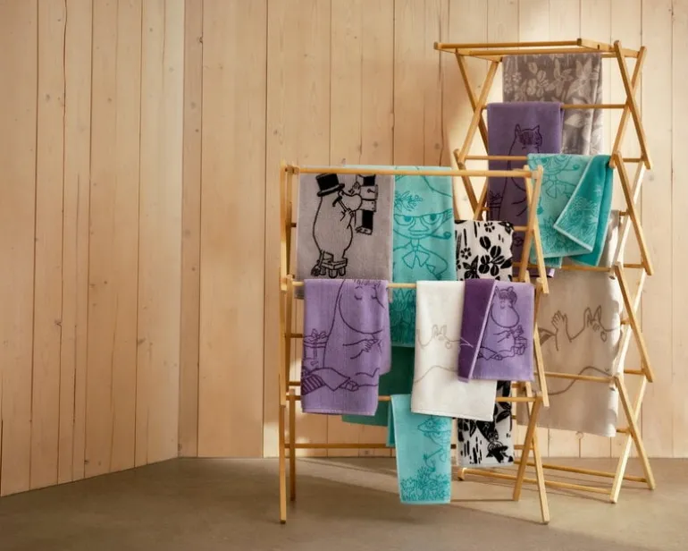 Moomin Arabia Moomin hand towel, 50 x 70 cm, Mooomintroll, white